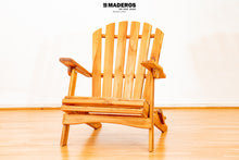 Cargar imagen en el visor de la galería, Silla Playera Exterior Plegable Teca