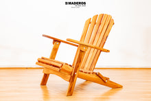 Cargar imagen en el visor de la galería, Silla Playera Exterior Plegable Teca