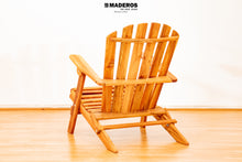 Cargar imagen en el visor de la galería, Silla Playera Exterior Plegable Teca