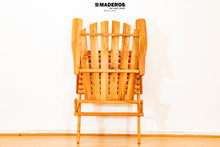 Cargar imagen en el visor de la galería, Silla Playera Exterior Plegable Teca