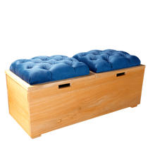 Cargar imagen en el visor de la galería, Puff Doble Fox - Maderos de San Juan