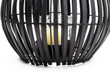 Cargar imagen en el visor de la galería, Farol Bambú Negro M