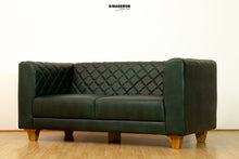 Cargar imagen en el visor de la galería, Sofá De Cuero Inglés