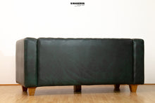 Cargar imagen en el visor de la galería, Sofá De Cuero Inglés