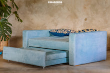 Cargar imagen en el visor de la galería, Sofacama Liniux Azul
