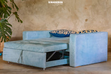 Cargar imagen en el visor de la galería, Sofacama Liniux Azul
