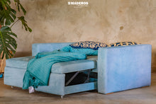 Cargar imagen en el visor de la galería, Sofacama Liniux Azul
